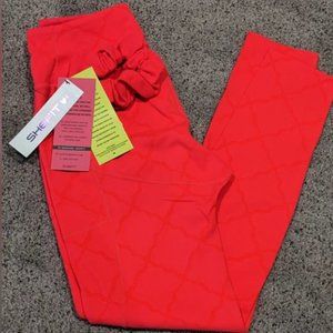 SHEFIT - new w tags!! Leggings w/ Pocket, Scrunchie and Mesh Laundry Bag luxe